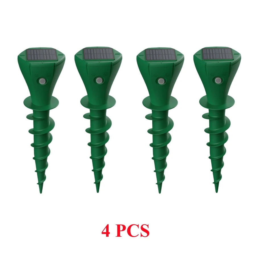 Lot de 2 Chasse taupes solaire