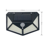 2x Applique solaire avec capteur de mouvement