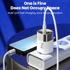 Chargeur 45W Rapide USB + Type-C