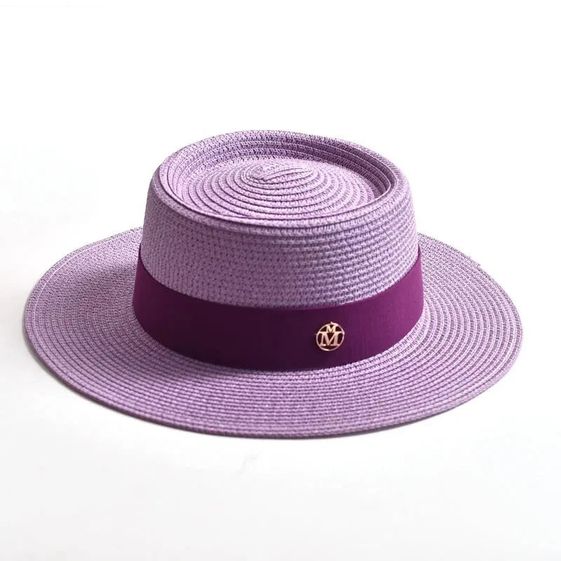 Chapeau de paille chic pour femme