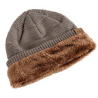 Bonnet décontracté doublé de fourrure - Modèle Mixte
