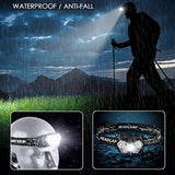 Lampe frontale Portable à 9 Led avec capteur de mouvement