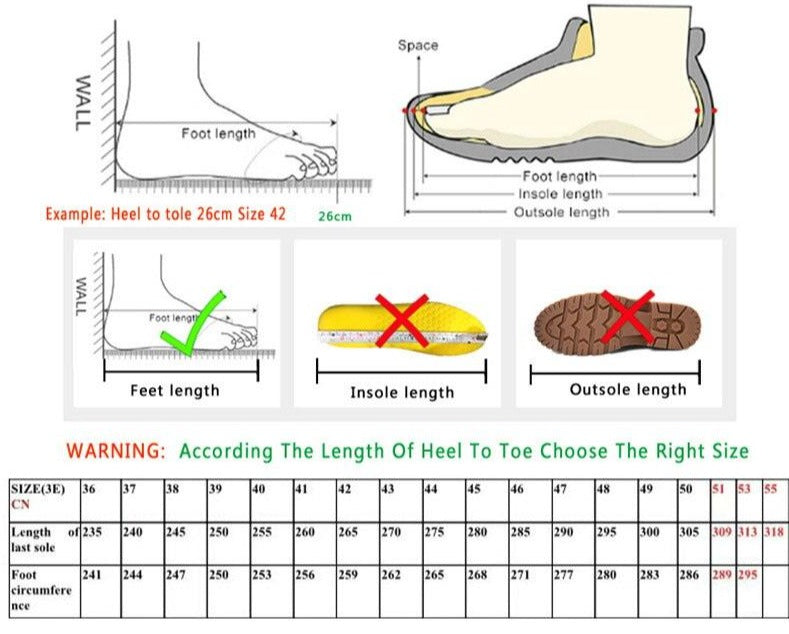 Chaussures orthopédiques respirantes et décontractées à coussin d'air