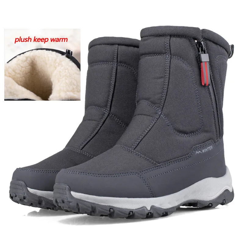 Bottes de neige Polaire mi-mollet - Fermeture Zip