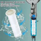Pommeau de douche haute pression 5 modes avec filtre intégré - 4 filtres OFFERTSS