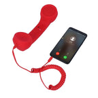 Combiné Téléphonique Rétro Filaire pour Smartphone avec Micro – Jack 3,5 mm & Type-C + Adaptateur USB-C Offert