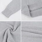 Pull Col roulé torsadé chaud pour homme