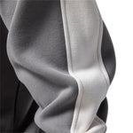 Pull Sweat déconctracté col zippé et bande manche