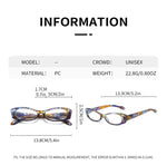 Lunettes de lecture pour presbyte à Motif floral - Étuit OFFERT