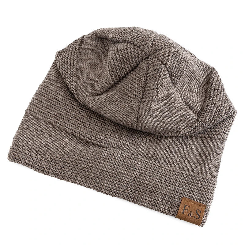 Bonnet décontracté doublé de fourrure - Modèle Mixte