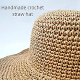 Grand Chapeau de Plage en Paille