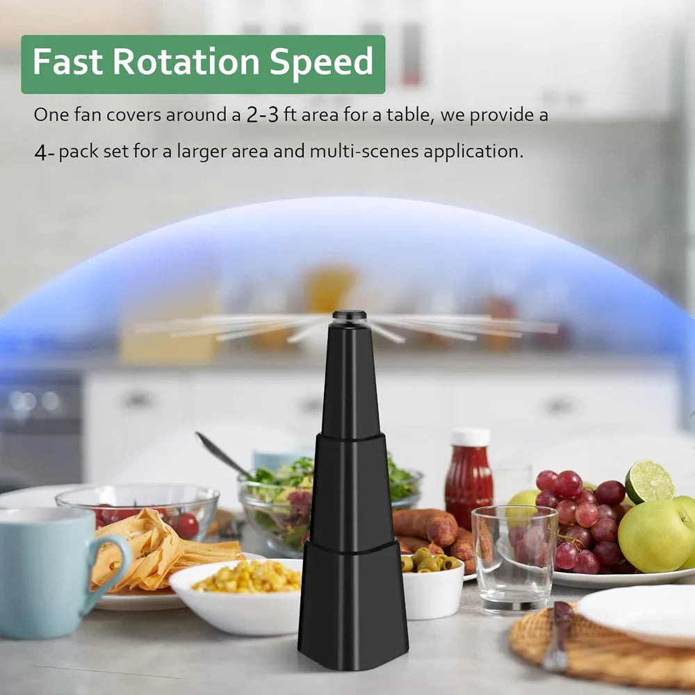 STOP MOUCHES - Le Ventilateur Anti-Mouches pour Table Rétractable