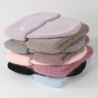 Bonnet épais en fourrure de lapin