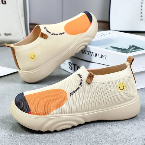 Slip-on Légères & Respirantes à Motifs Colorés