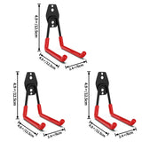 Lot de 2 Crochets Muraux Ultra-Résistants pour Garage + 1 OFFERT