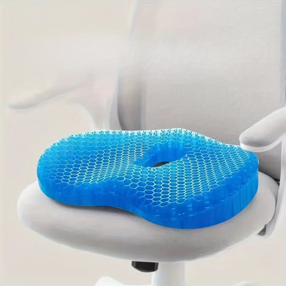 Coussin de Chaise en Gel Nid d’Abeille – Confort Rafraîchissant pour Maison et Bureau