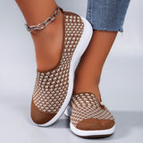 Chaussures Plates Femme Tissu Aéré – Grand Confort