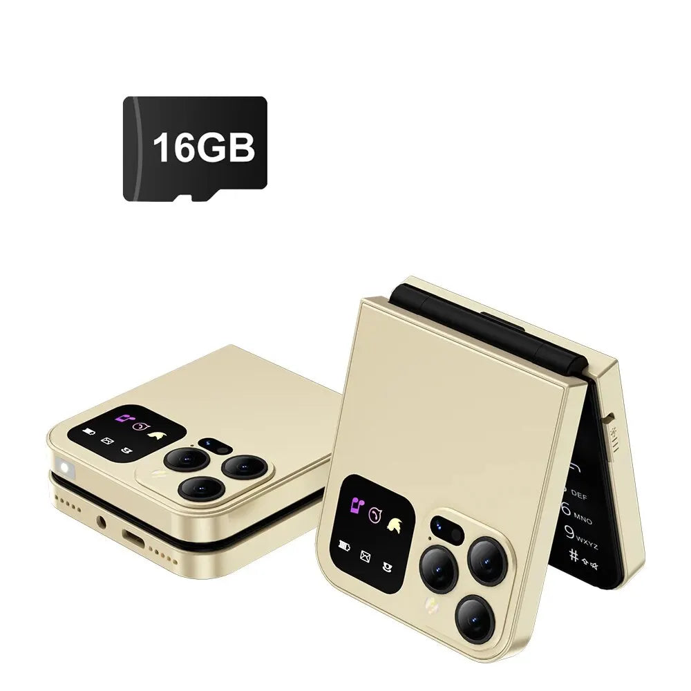 Téléphone Portable Pliable Servo A50 pro Flip - Dual Sim & Flash