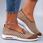 Chaussures Plates Femme Tissu Aéré – Grand Confort
