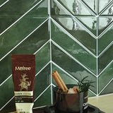 Lot de 10 PCS Autocollants 3D Effet Carrelage Waterproof