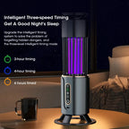 Lampe anti-moustiques USB avec minuterie intelligente — idéale pour extérieur & camping