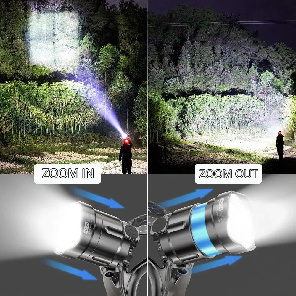 Projecteur LED Frontale XHP90 - Super Lumineux