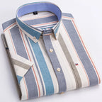 Chemise légère à carreaux pour homme - Manches courtes