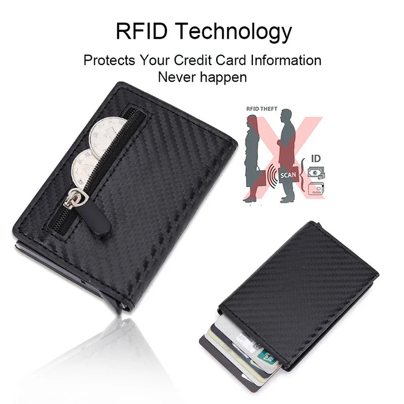 Porte-Cartes Pop-Up Magnétique Anti-RFID