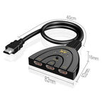 Commutateur HUB HDMI 4K 3 en 1