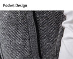 Gilet sans manches à maille col cheminé Homme