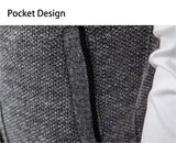 Gilet sans manches à maille col cheminé Homme