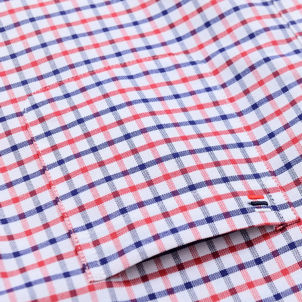 Chemise légère à carreaux pour homme - Manches courtes