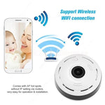 Caméra WiFi 360° Discrète – Vue Panoramique HD + Carte SD 16Gb