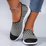 Chaussures Plates Femme Tissu Aéré – Grand Confort