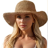 Grand Chapeau de Plage en Paille