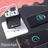 Chargeur 240W Rapide 3 Ports USB & 2 Type-C + Chargeur