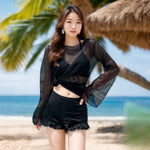 Maillot Une Pièce Amincissant Style Robe Élégante