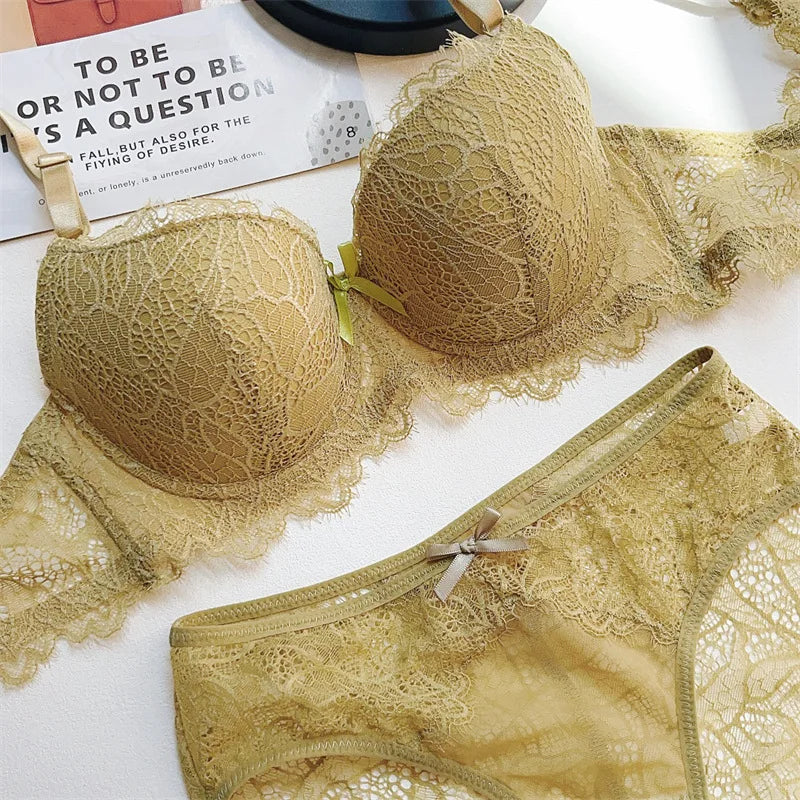 Ensemble de Lingerie Dentelle Pure Desire - Soutien-gorge & Culotte