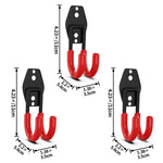Lot de 2 Crochets Muraux Ultra-Résistants pour Garage + 1 OFFERT