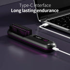 Brosse Lissante Chauffante – USB Rechargeable