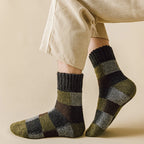 5 Paires de Chaussettes chaudes à Carreaux - Homme