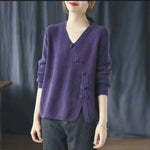 Pull avec maille - Détails petits noeuds