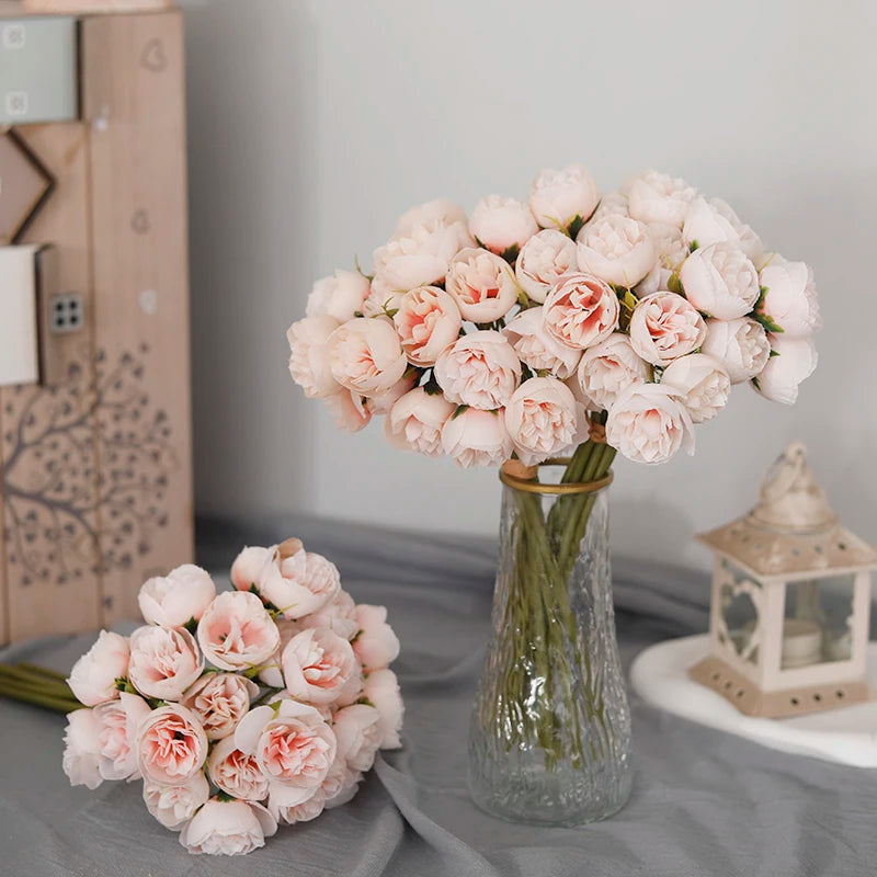 Bouquet Pivoines Fleurs artificielles
