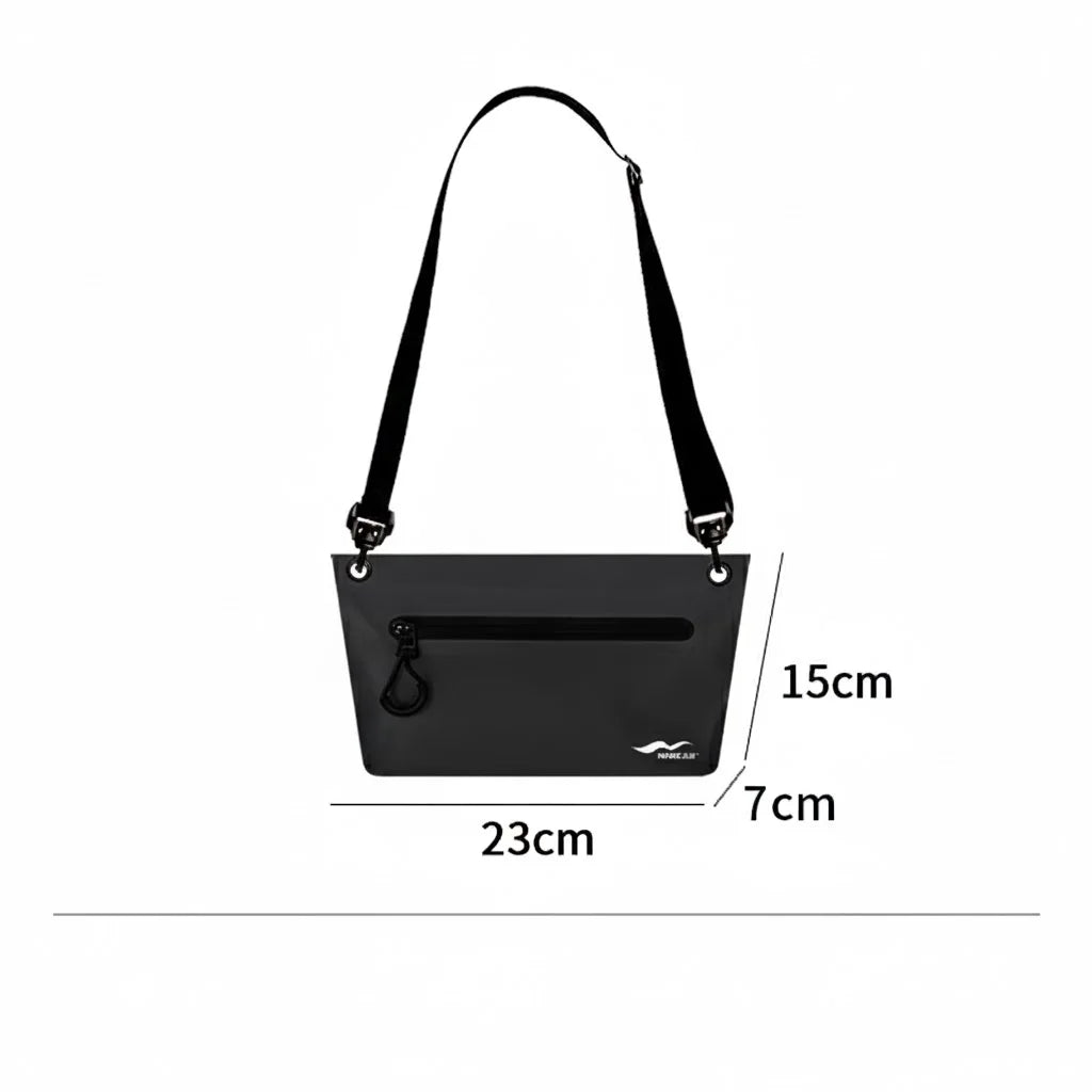 Sac Étanche 2L pour Femme – Sac Bandoulière PVC Imperméable pour Plage et Natation