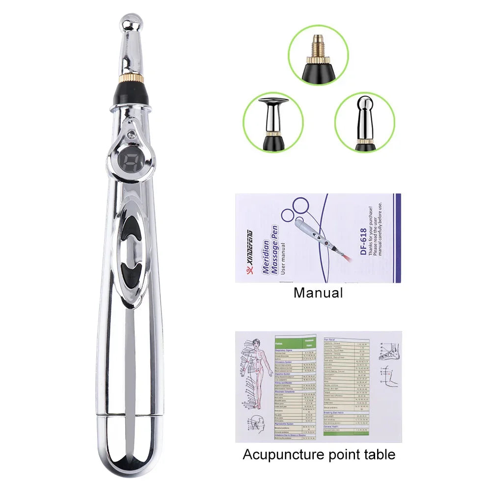 Stylo d'Acupuncture Électronique 5 en 1