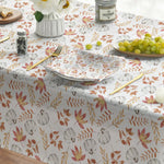 Nappe Automnale rectangulaire imperméable - Motif Citrouille