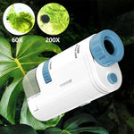 Mini Microscope de poche 60-200x avec LED