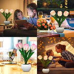 Lampe Tulipe Pot de fleur