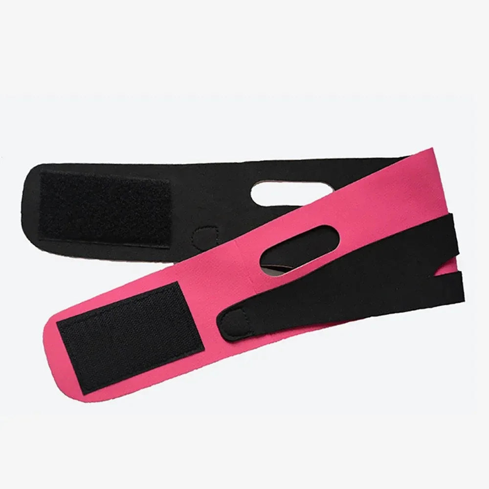 Ceinture de Visage Élastique - Redéfinit, Lifte & Anti-double menton