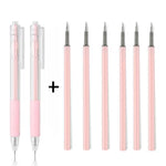 Stylo cutter de précision pour travaux manuels - 2 Stylos + 8 recharges